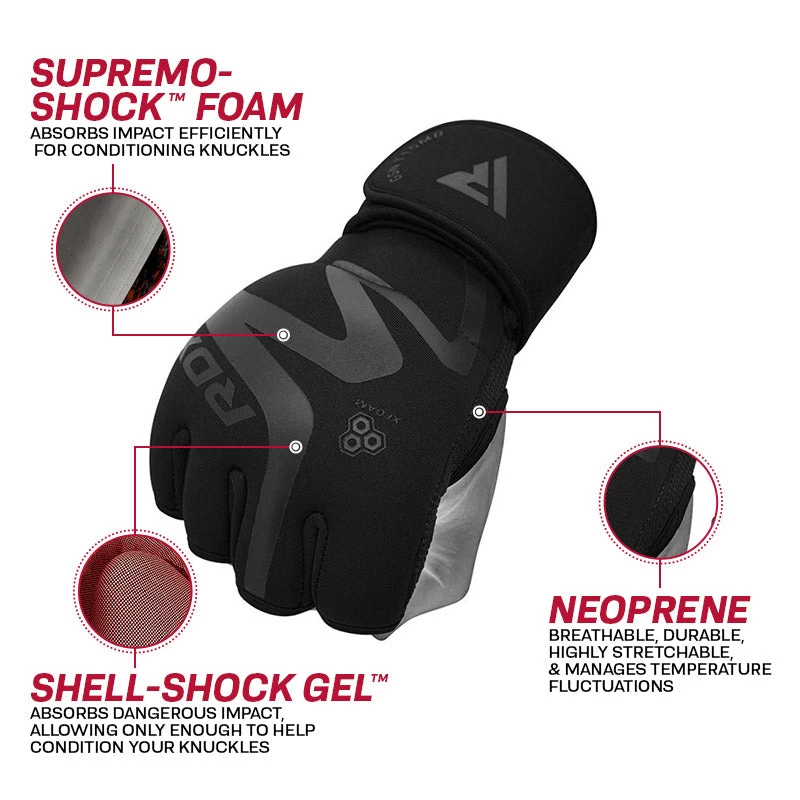 RDX Sports Store RDX T15 Noir Inner Gloves - Image 2