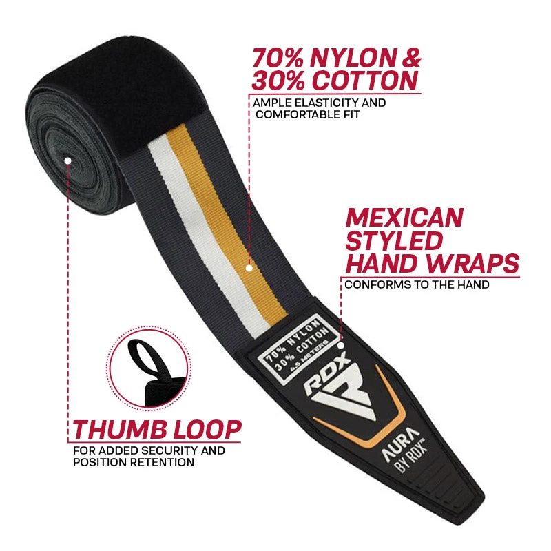 RDX Sports Store RDX T17 Aura Boxing Hand Wraps - Image 3