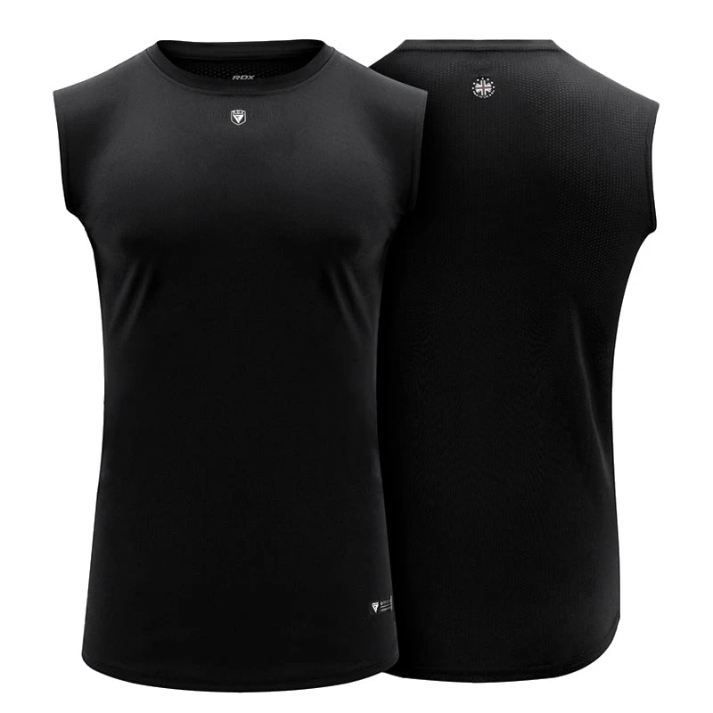RDX Sports Store RDX T1 Black Sleeveless Top - Image 6