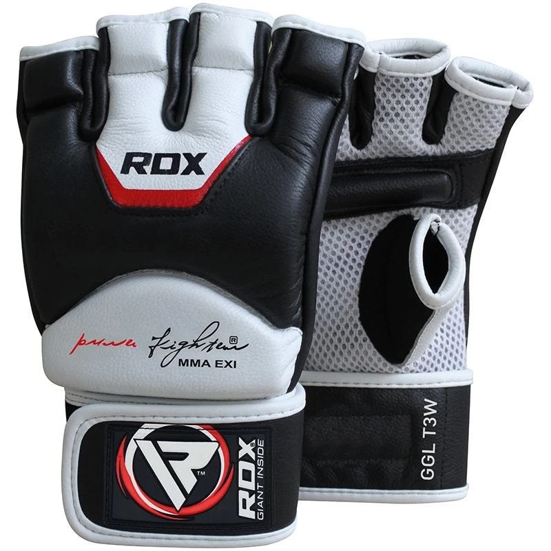 RDX Sports Store RDX T3 Leather MMA Gloves - Image 7