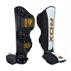 RDX Sports Store RDX T4 Leather Shin Instep Guards
