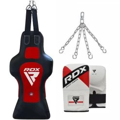 RDX Sports Store RDX TDR 3-in-1 Hanging Filled Face Punch Bag With Mitts Set