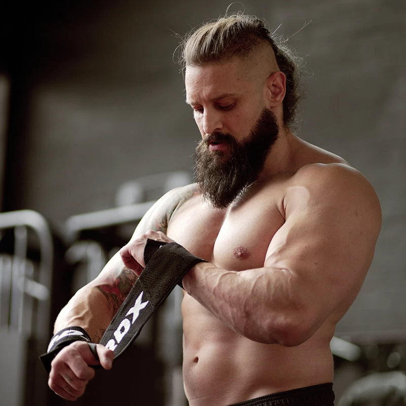 RDX Sports Store RDX W2 Powerlifting Wrist Wraps - Image 3