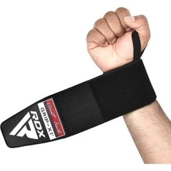 RDX Sports Store RDX W3 IPL USPA Approved Powerlifting Wrist Support Wraps With Thumb Loops OEKO-TEX® Standard 100 Certified
