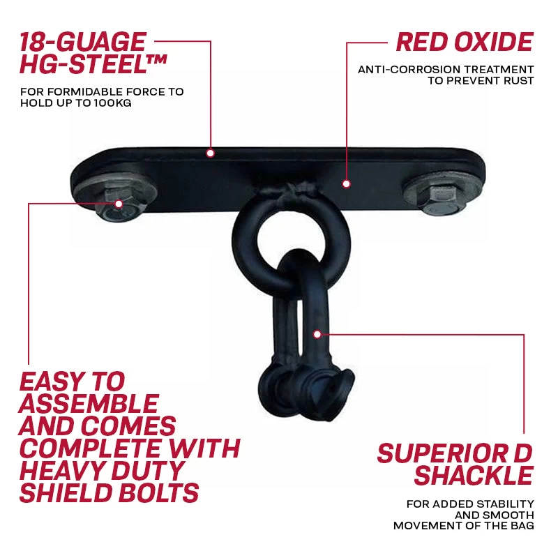 RDX Sports Store RDX X1 Ceiling Hook With D Shackle - Image 3