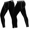 RDX Sports Store RDX X5 Black Compression Tights