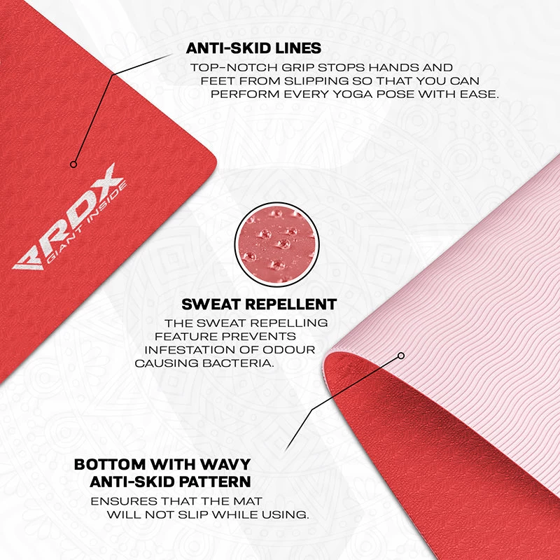 RDX Sports Store RDX PP 6mm TPE Yoga Mat - Image 6