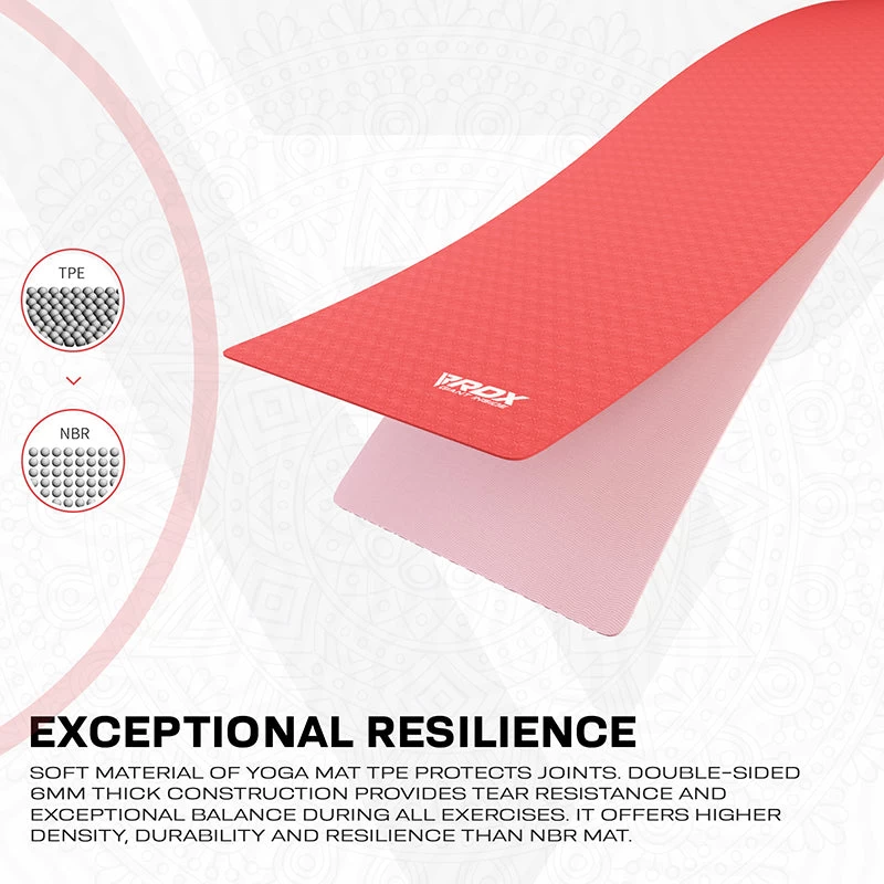 RDX Sports Store RDX PP 6mm TPE Yoga Mat - Image 3