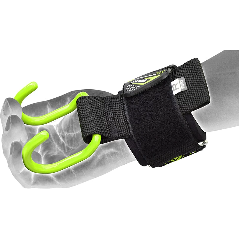 RDX Sports Store RDX W15 Anchor Wrist Straps With Hook - Image 2