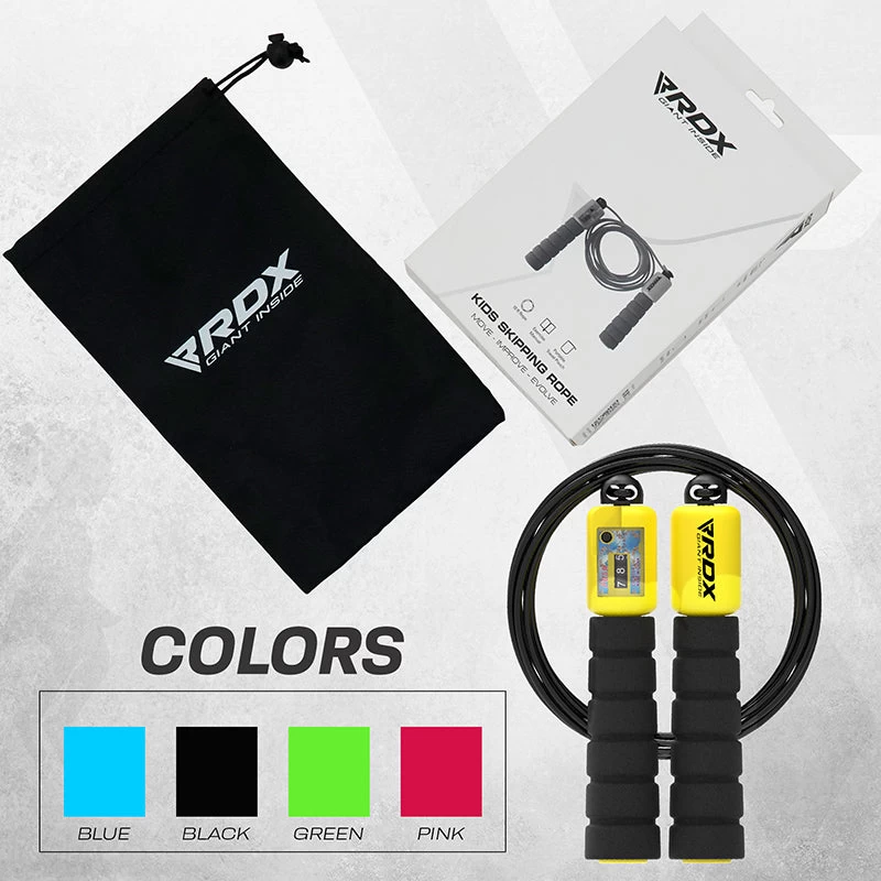 RDX Sports Store RDX FP Kids 10.3ft Adjustable Skipping Rope With Counter - Image 8