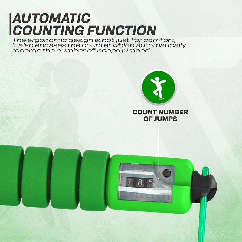 RDX Sports Store RDX FP Kids 10.3ft Adjustable Skipping Rope With Counter - Image 14