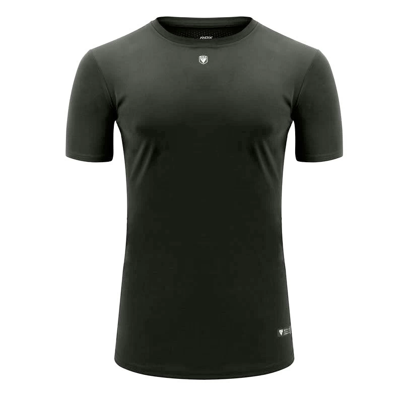 RDX Sports Store RDX T1 Short Sleeve Grey T-Shirt - Image 3