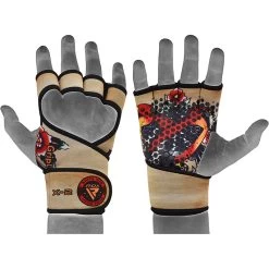 RDX Sports Store RDX T3 Weightlifting Grips