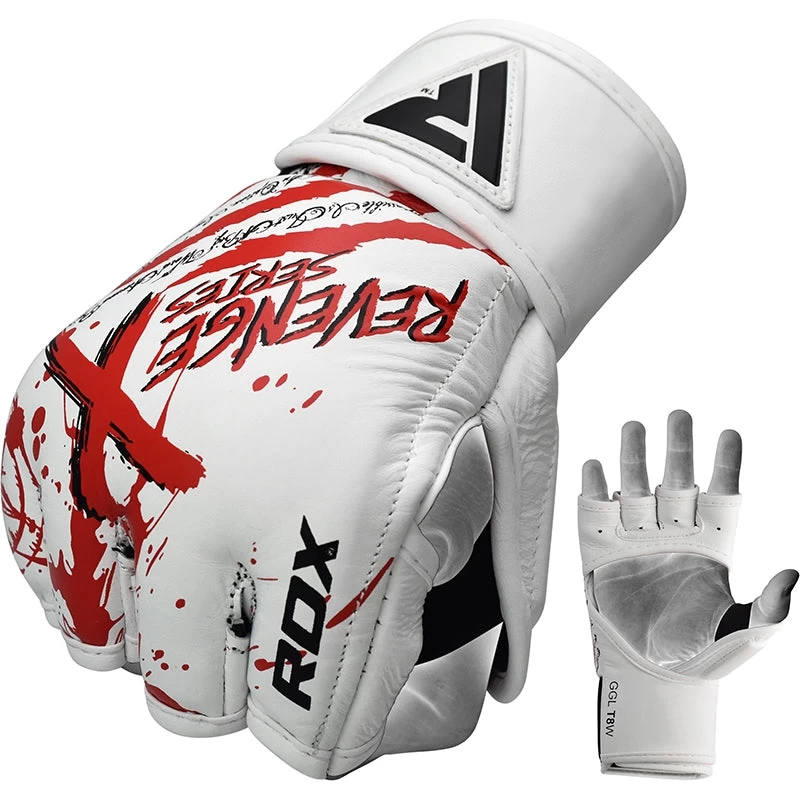 RDX Sports Store RDX T8 Revenge X Leather MMA Gloves - Image 5