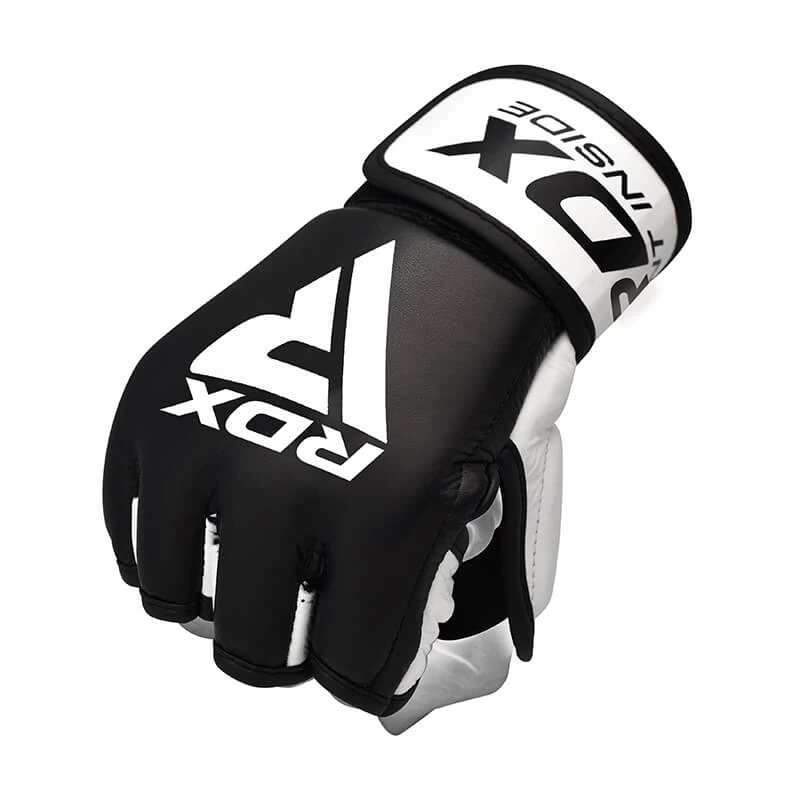 RDX Sports Store RDX T9 Hearse Leather MMA Gloves - Image 2