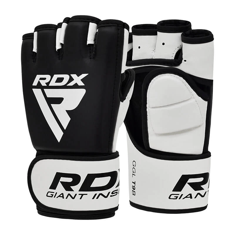 RDX Sports Store RDX T9 Hearse Leather MMA Gloves
