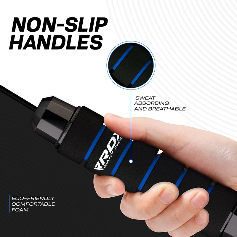 RDX Sports Store RDX W1 Jump Rope With Foam Handles - Image 6