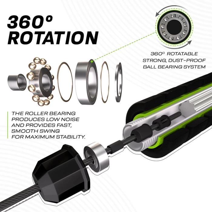 RDX Sports Store RDX W1 Jump Rope With Foam Handles - Image 11