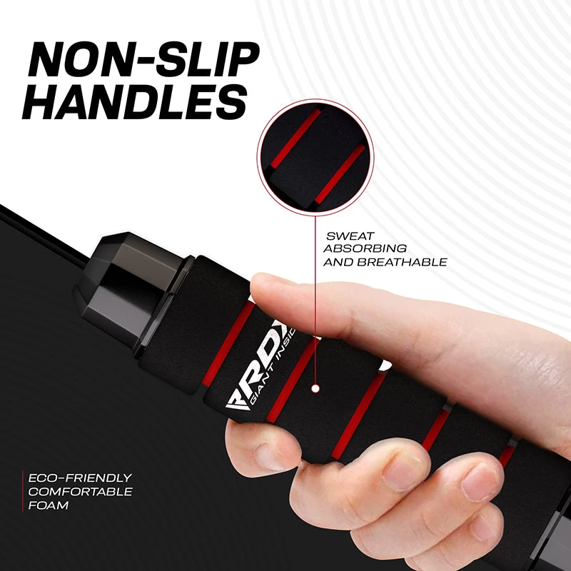 RDX Sports Store RDX W1 Jump Rope With Foam Handles - Image 3