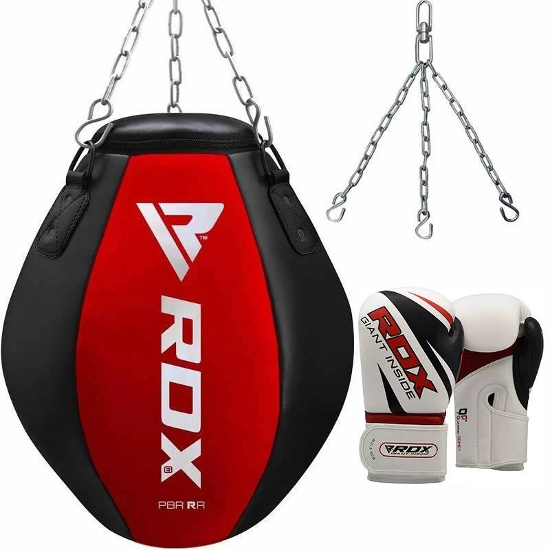 RDX Sports Store RDX RR 3-in-1 Wrecking Ball Heavy Bag With Gloves Set