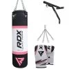RDX Sports Store RDX X4 4ft 4-in-1 Punch Bag With Gloves & Wall Bracket Unfilled Set