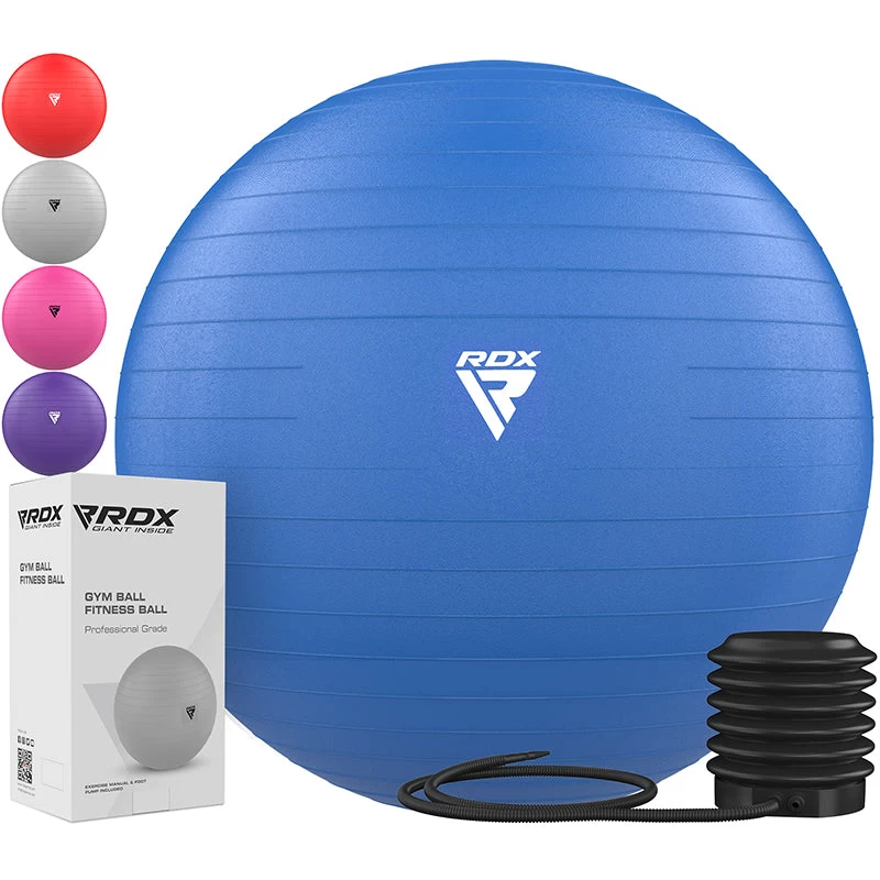RDX Sports Store RDX B1 Inflatable Anti-Slip Yoga Ball With Portable Foot Air Pump - Image 2