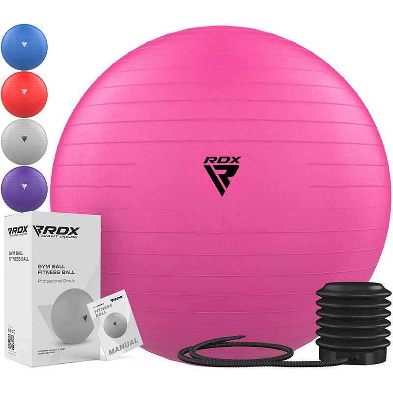 RDX Sports Store RDX B1 Inflatable Anti-Slip Yoga Ball With Portable Foot Air Pump - Image 4